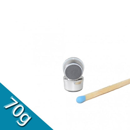 Memomagnet Ø 10 x 6,5 mm FERRIT - Silber - hält 70 g