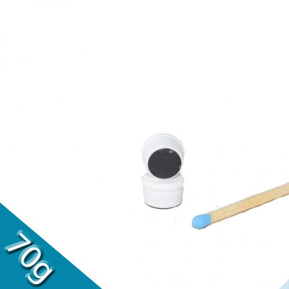 Memomagnet Ø 10 x 6,5 mm FERRIT - Weiß - hält 70 g