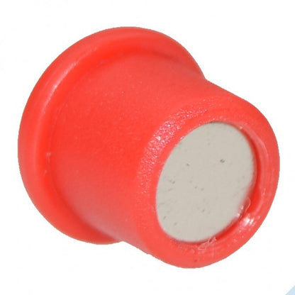 Neodym Memomagnet Ø 10 x 8mm Rot