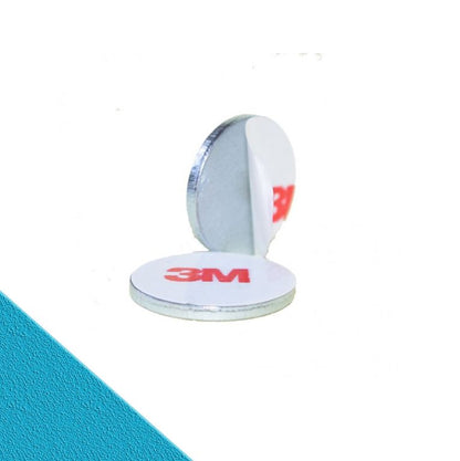 Metallscheibe 3M Kleber selbstklebend Ø13mm | Haftgrund für Magnete