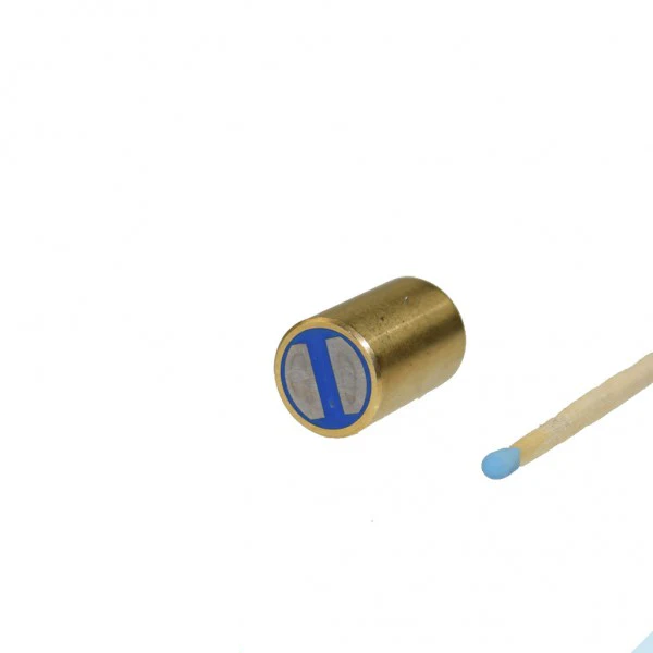 NdFeB-Stabgreifer Ø 13 x 20 mm, Messing, Passung h6 - 7,1 kg