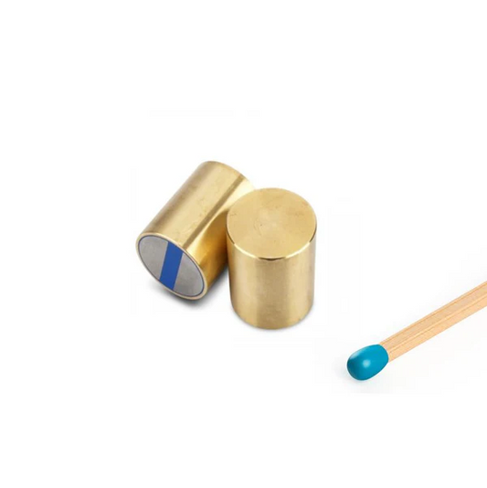 NdFeB-Stabgreifer Ø 20 x 25 mm, Messing, Passung h6 -28,6 kg