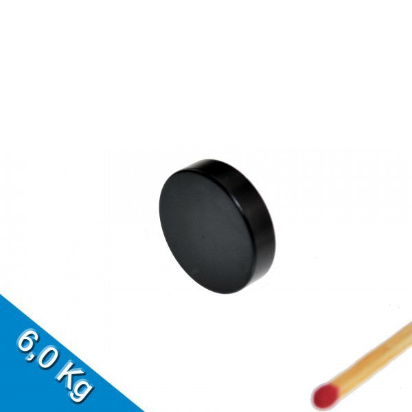 Neodym Scheibenmagnet Ø 20mm x 5mm N45 Epoxy