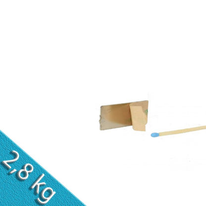 Neodym Quadermagnet 40,0 x 20,0 x 1,0 mm N45 Nickel selbstklebend