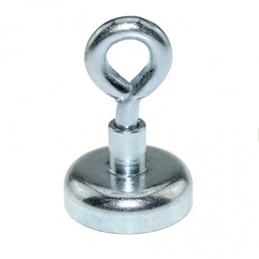 Ösenmagnet Ø 75 mm NEODYM - Zink - hält 160 kg