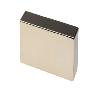 Quadermagnet 100,0 x 100,0 x 30,0 mm N45 Nickel - hält 350kg