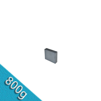 Industriemagnet (Hochtemperatur) 30,0 x 30,0 x 3,0 mm Y30 Ferrit - Haftkraft: 800 g