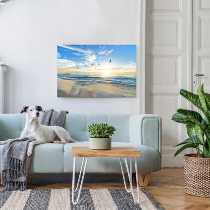 Bedrucktes Acrylglas als Magnetwand, Küchen-Hintergrund, Motiv Meer
