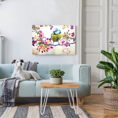 Bedrucktes Acrylglas als Magnetwand, Küchen-Hintergrund, Motiv Bird