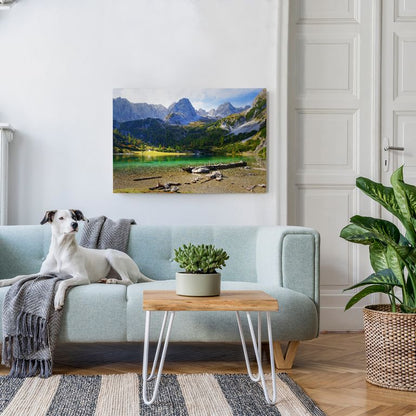 Bedrucktes Acrylglas als Magnetwand, Küchen-Hintergrund, Motiv Mountains
