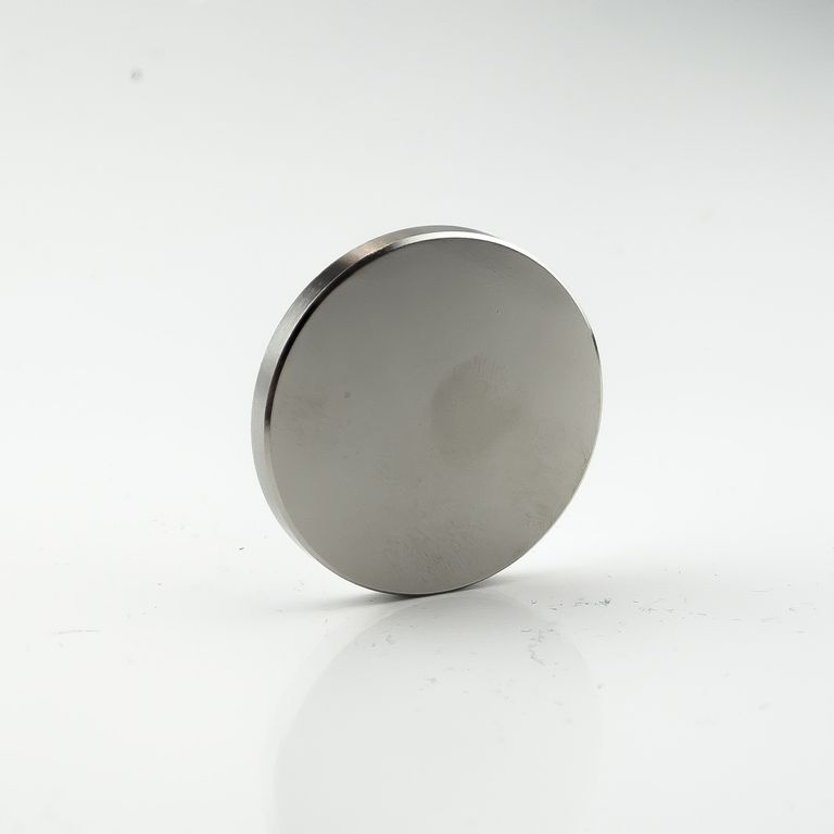 Scheibenmagnet Ø 45,0 x 5,0 mm N44 Nickel - hält 15,8 kg