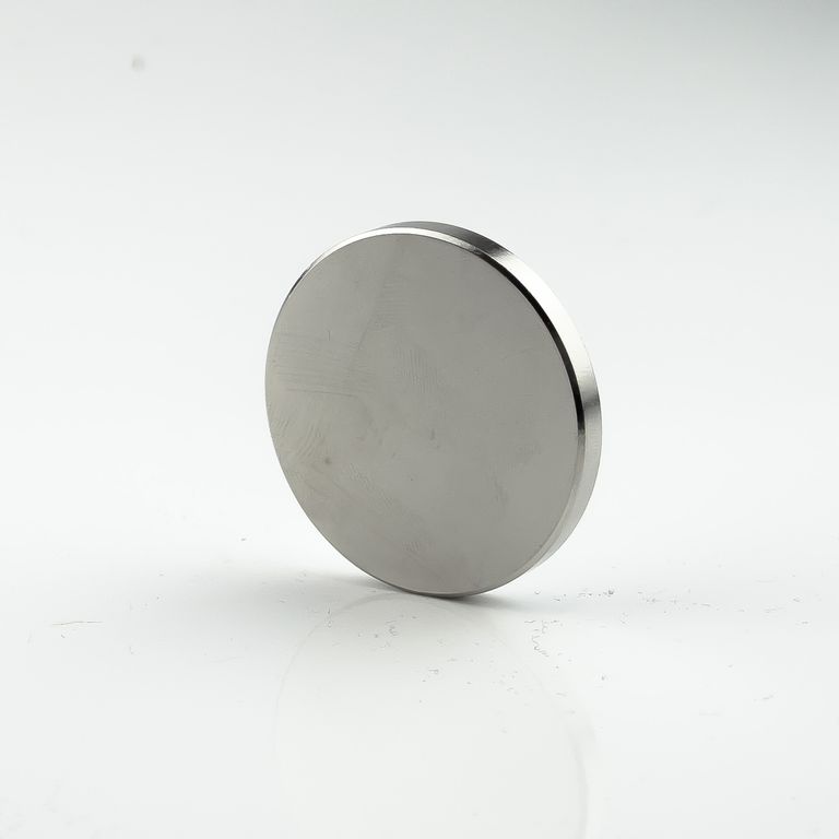 Scheibenmagnet Ø 45,0 x 5,0 mm N44 Nickel - hält 15,8 kg
