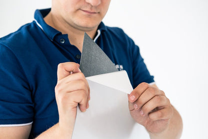 Metallfolie Untergrund Weiss Matt für Digitaldruck-Magnetfolien