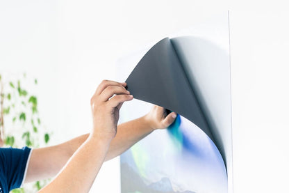 Metallfolie Untergrund Weiss Matt für Digitaldruck-Magnetfolien