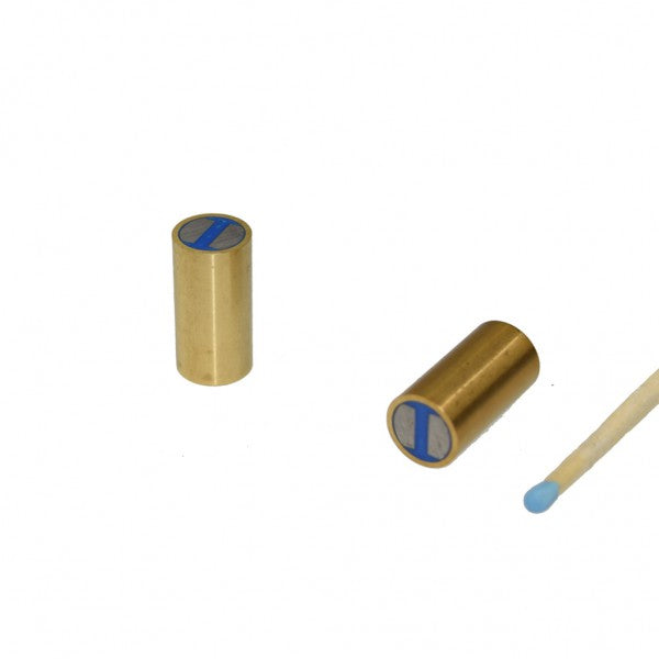 NdFeB-Stabgreifer Ø 10 x 20 mm, Messing, Passung h6 - 4,6 kg