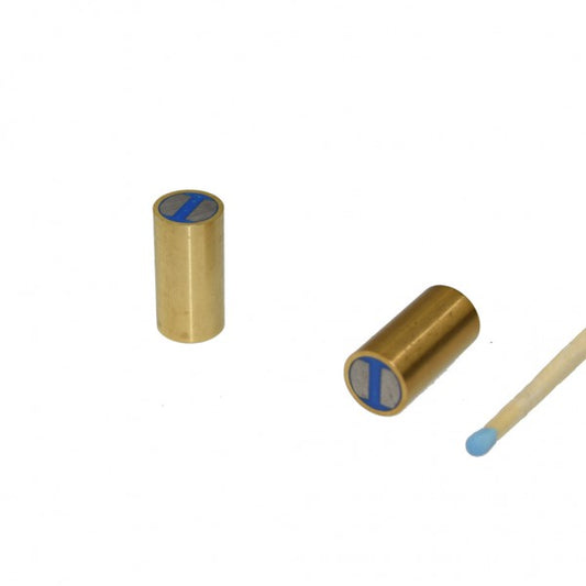 NdFeB-Stabgreifer Ø 10 x 20 mm, Messing, Passung h6 - 4,6 kg