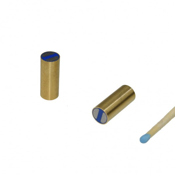 NdFeB-Stabgreifer Ø 8 x 20 mm, Messing, Passung h6 - 2,5 kg