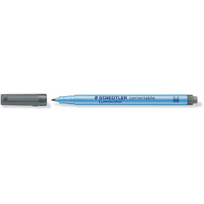 STAEDTLER® Lumocolor® correctable | non-permanent | Stärke M - 1,0 mm | 4er-Set | mit Wischer am Stiftende