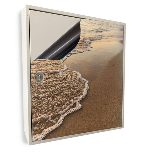 Stromkasten Magnet Bild Deko Stromverteiler Sicherungskasten Motiv Meeresufer