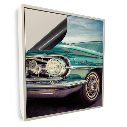 Stromkasten Magnet Bild Deko Stromverteiler Sicherungskasten Motiv Oldtimer