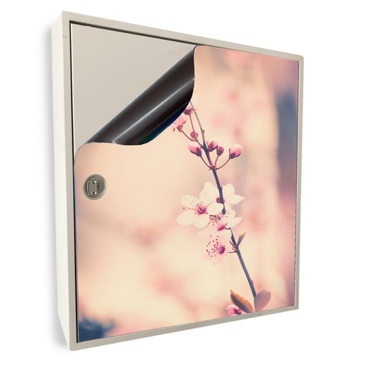 Stromkasten Magnet Bild Deko Stromverteiler Sicherungskasten Motiv Pastellrosa