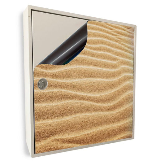 Stromkasten Magnet Bild Deko Stromverteiler Sicherungskasten Motiv Sand