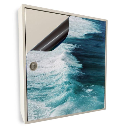 Stromkasten Magnet Bild Deko Stromverteiler Sicherungskasten Motiv Wellen