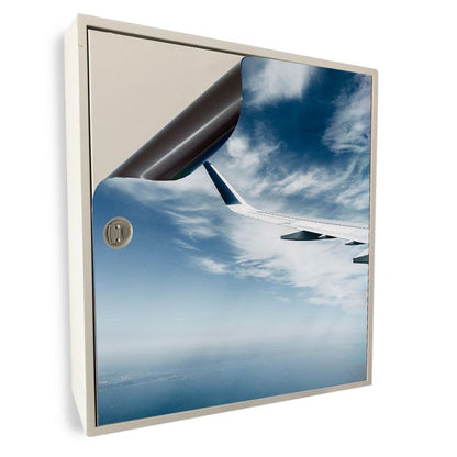 Stromkasten Magnet Bild Deko Stromverteiler Sicherungskasten Motiv Flugzeug