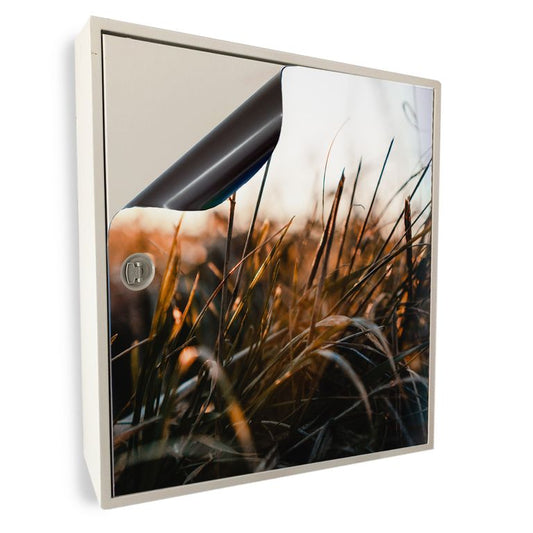 Stromkasten Magnet Bild Deko Stromverteiler Sicherungskasten Motiv Wiese