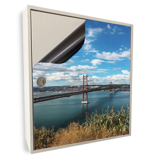 Stromkasten Magnet Bild Deko Stromverteiler Sicherungskasten Motiv Lissabon