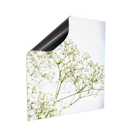 Stromkasten Magnet Bild Deko Stromverteiler Sicherungskasten Motiv Weiße Blumen