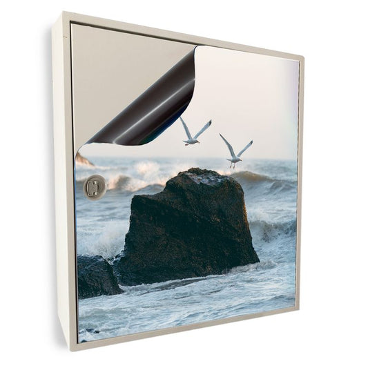 Stromkasten Magnet Bild Deko Stromverteiler Sicherungskasten Hager Motiv Möwen