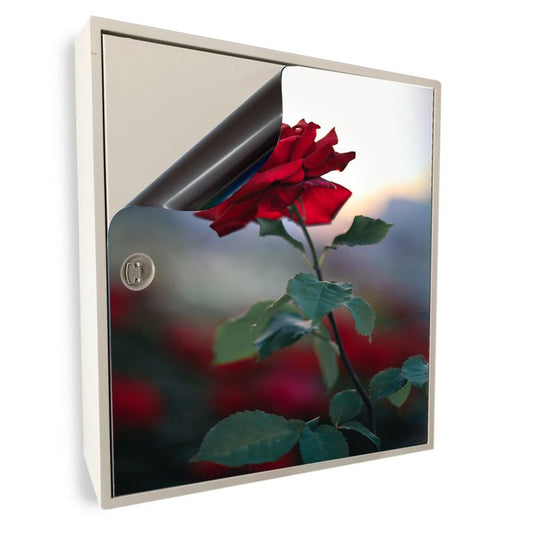 Stromkasten Magnet Bild Deko Stromverteiler Sicherungskasten Motiv Rose
