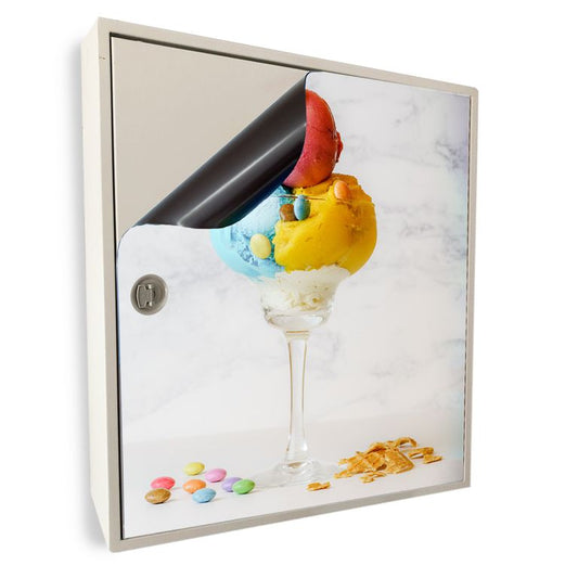 Stromkasten Magnet Bild Deko Stromverteiler Sicherungskasten Motiv Eiskugeln