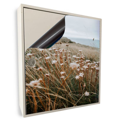 Stromkasten Magnet Bild Deko Stromverteiler Sicherungskasten Motiv Blumenwiese