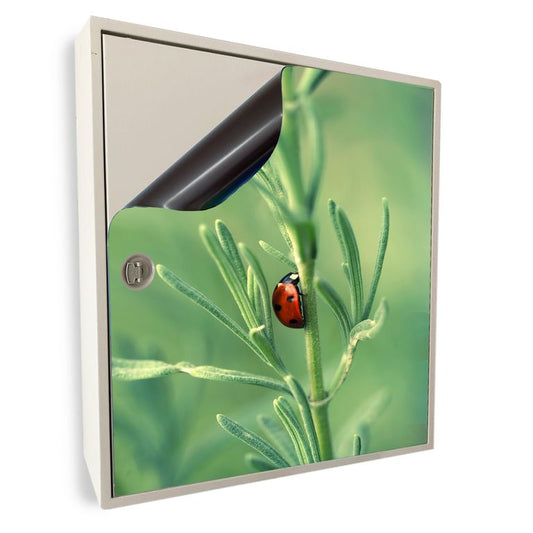 Stromkasten Magnet Bild Stromverteiler Sicherungskasten Motiv Käfer im Frühling