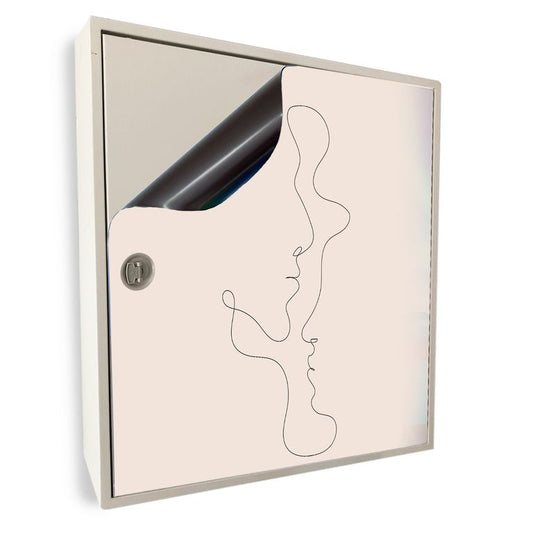 Stromkasten Magnet Bild Deko Stromverteiler Sicherungskasten Hager Motiv Kuss