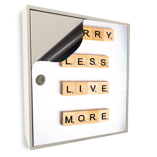 Stromkasten Magnet Bild Deko Stromverteiler Sicherungskasten Hager Motiv Worry Less Live More