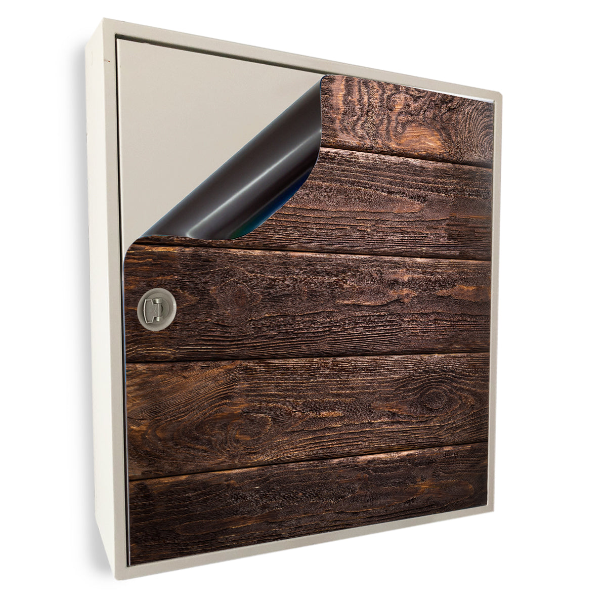 Stromkasten Deko-Folie (Hager) - Holzdielen