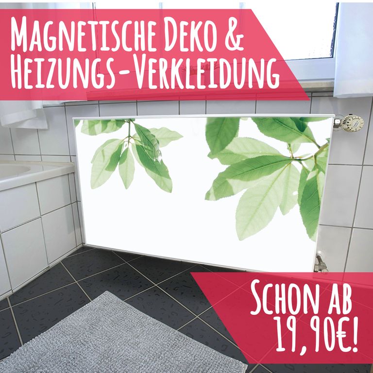 Magnet Heizkörperverkleidung Heizkörperabdeckung Heizkörper - Motiv Feeling Good
