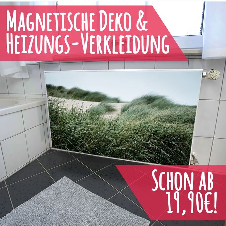 Magnet Heizkörperverkleidung Heizkörperabdeckung Heizung Motiv Dünengras