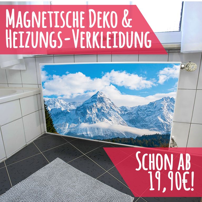 Magnet Heizkörperverkleidung Heizkörperabdeckung Heizkörper - Motiv Dolomiten