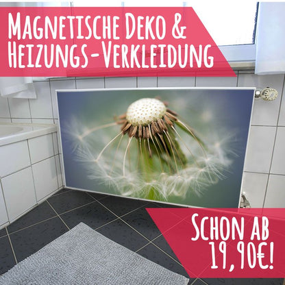 Magnet Heizkörperverkleidung Heizkörperabdeckung Heizkörper - Motiv Pusteblume