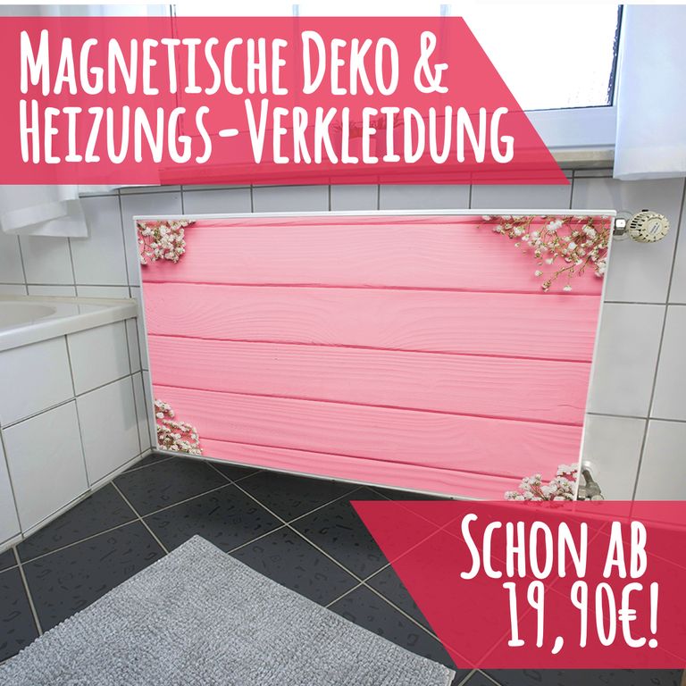 Magnet Heizkörperverkleidung Heizkörperabdeckung Heizkörper - Motiv Verspielt