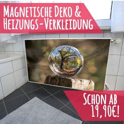 Magnet Heizkörperverkleidung Heizkörperabdeckung Heizkörper - Motiv Seifenblase