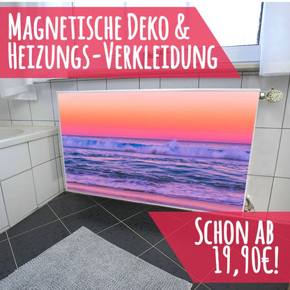 Magnet Heizkörperverkleidung Heizkörperabdeckung Heizung Schutz Motiv Wellenbrecher