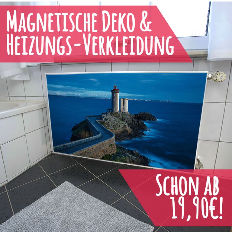 Magnet Heizkörperverkleidung Heizkörperabdeckung Heizkörper - Motiv Lighthouse