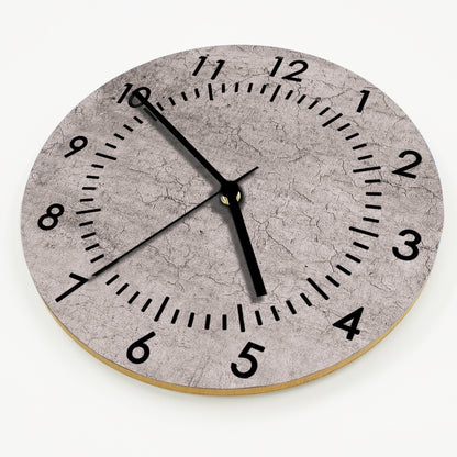 Hochwertige 30cm-Uhren Made in Alzenau Lautlose Uhr MDF Acryl Motiv Betonwand