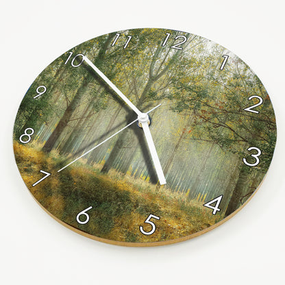 Hochwertige 30cm-Uhren Made in Alzenau Lautlose Uhr MDF Acryl Motiv Paradieswald