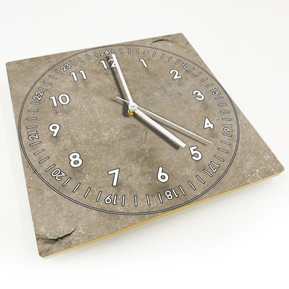 Hochwertige 30cm-Uhren Made in Alzenau Lautlose Uhr MDF Acryl Motiv Beton-Look